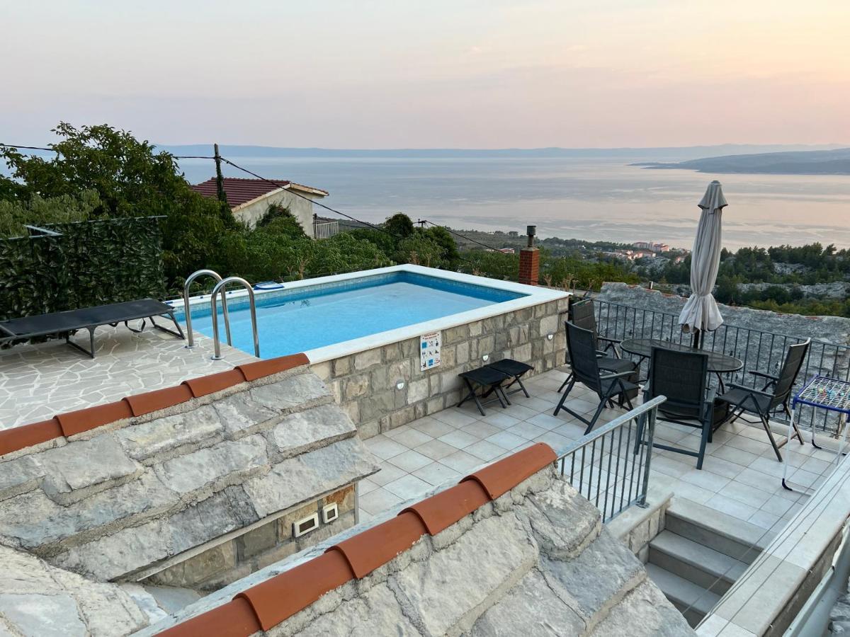 Villa Kristina - Ferienhaus Baska Voda - Topici, Private Outdoor Swimmingpool, Wifi Exteriér fotografie